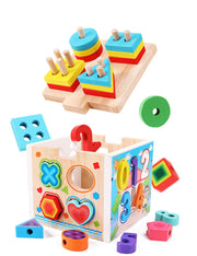 Baby Puzzle Wooden Shape Matching Toy image 4