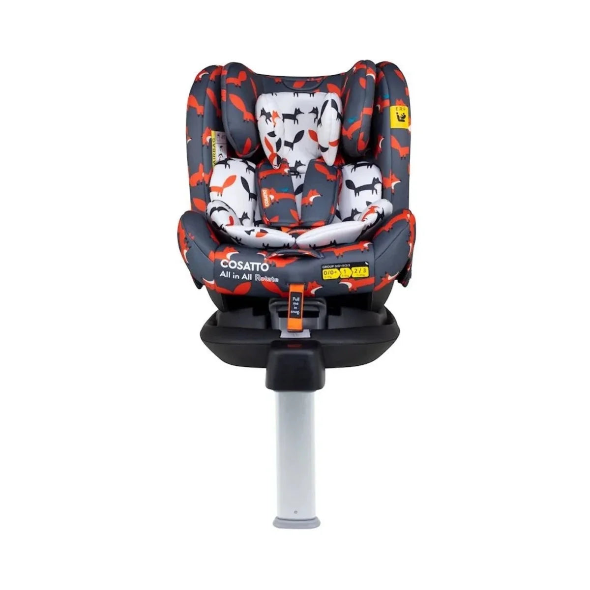 Cosatto All in All 360 Rotate i-Size Car Seat - Charcoal Mister Fox