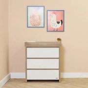 Tutti Bambini Modena 3-Piece Nursery Furniture Set – White & Oak image 4