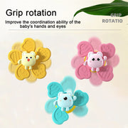 Baby Bath Spinning Top Toy Safe Interesting Baby Bath Toys Animal Hand Spinner Toys With Suction Cups Spin Toy image 2