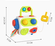 9 In 1 Busy Cube Baby & Toddler Toys Montessori Sensory Toys For Toddlers 1 2 3 Year Old Fidget Busy Board Learning Toys image 8