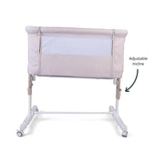 Red Kite Rockabye Bedside Crib - Oatmeal image 3