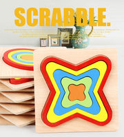 1-3 Years Old Baby Children's Puzzle Wooden 3d Shape Puzzle Toy image 1