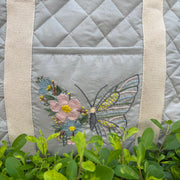 Hand Embroidered Butterfly Flutter Nappy Bag image 2