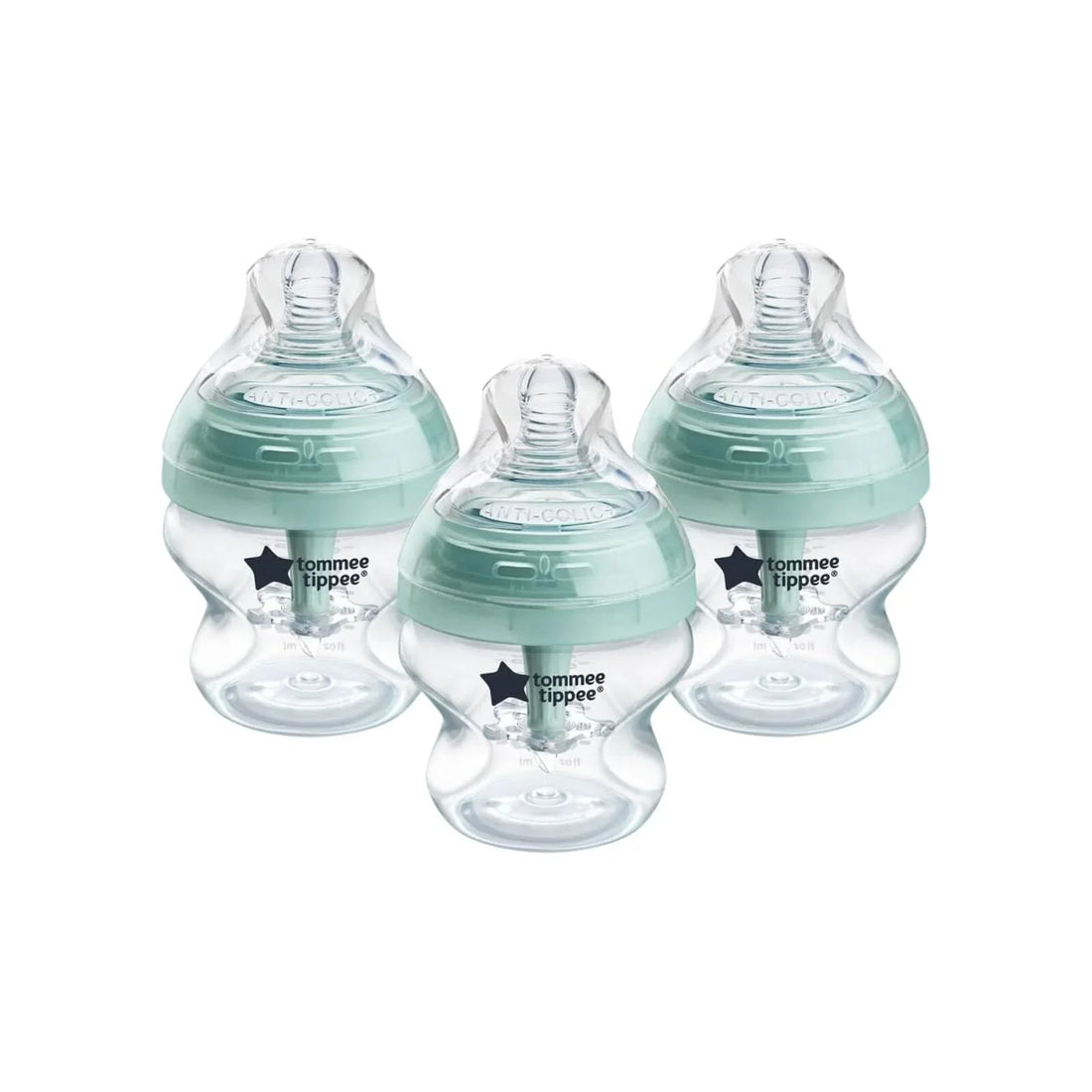Tommee Tippee Advanced Anti-Colic Feeding Bottles 150ml – Pack of 3