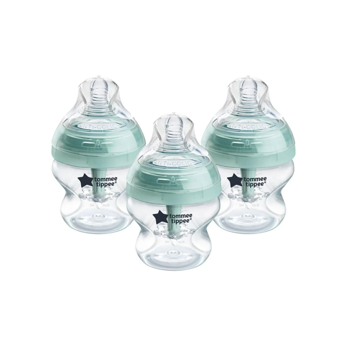 Tommee Tippee Advanced Anti-Colic Feeding Bottles 150ml – Pack of 3