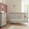 Tutti Bambini Verona 2-Piece Nursery Furniture Set – Dove Grey & Oak