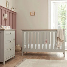 Tutti Bambini Verona 2-Piece Nursery Furniture Set – Dove Grey & Oak
