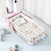 Cotton Portable Baby Crib Newborn Foldable image 17