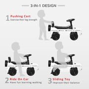3-in-1 Ride-On Car with Horn, Wheel & Under-Seat Storage image 6