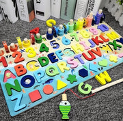 Children 3D Alphabet Number Puzzle Baby Colorful Geometric Digital Letter Educational Toy image 12