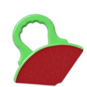 Toddlers Infants Baby Teething Toy Soft Silicone Fruit Teether Holder image 9