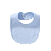 Cotton Baby Bib with Hidden Snap Fastening – Multiple Colours image 7