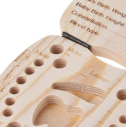 Wooden Baby Tooth Box Organizer Deciduous Teeth Storage image 4
