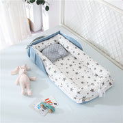 Cotton Portable Baby Crib Newborn Foldable image 16
