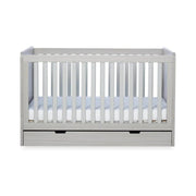 Ickle Bubba Pembrey Cot Bed & Under Drawer Ash Grey - Without Mattress image 4