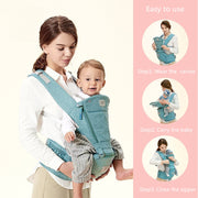 Zip-Up Baby Hip Seat Carrier – Adjustable Waist Carrier image 3
