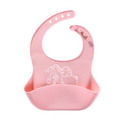 Baby food Bib baby meal silicone saliva bag image 8