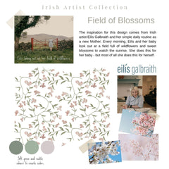 3-in-1 Feeding Support Pillow – Field of Blossoms