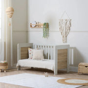 Tutti Bambini Alba Cot Bed - White Sand / Distressed Oak image 4