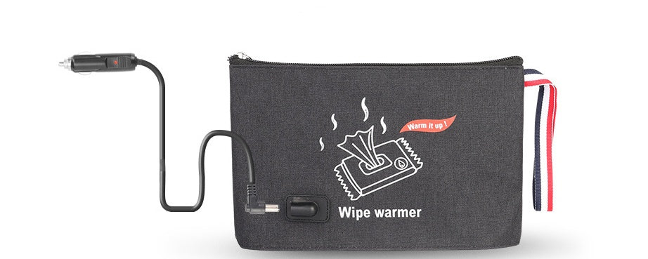 Portable Baby Wipe Warmer Bag – Travel Wet Wipes Heater