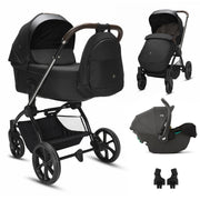 Noordi Sole V3 3in1 with Joie i-Snug2 Car Seat, Slate Black image 14