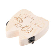 Wooden Baby Tooth Box Organizer Deciduous Teeth Storage image 6