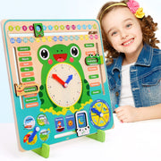 Wooden Multi-Function Calendar Clock image 1