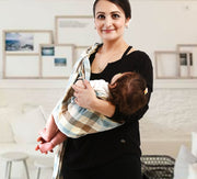 Baby sling solid color baby carrier image 8