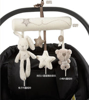 Infant Toddler Rattles Toys for Baby Stroller Crib Soft Rabbit Bear Style Pram Hanging Toys Plush Appease Doll Bed Accessories image 3