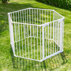 Callowesse Multi-Gate Playpen Room Divider – White