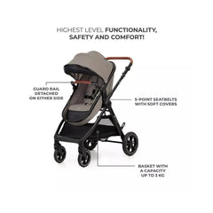 Kinderkraft ESME 3-in-1 Travel System with Car Seat