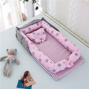 Cotton Portable Baby Crib Newborn Foldable image 11