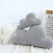 Cloud Plush Nursery Cushion – Grey & White image 5