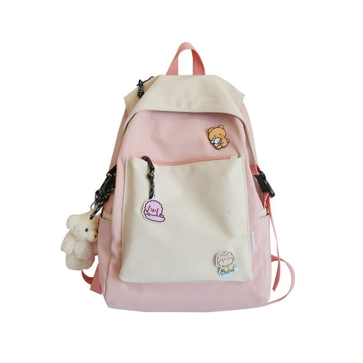 Korean-Style Girls School Backpack – Casual College & Student Rucksack