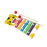 Wooden Toys Rattles Educational Toy Rainbow Blocks Montessori Baby Colorful Kids Music image 8