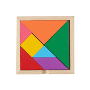 Wooden Toys Rattles Educational Toy Rainbow Blocks Montessori Baby Colorful Kids Music image 5