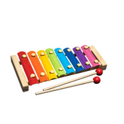 Wooden Toys Rattles Educational Toy Rainbow Blocks Montessori Baby Colorful Kids Music image 7