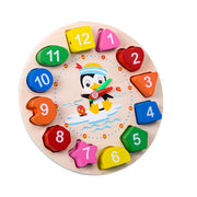 Wooden Toys Rattles Educational Toy Rainbow Blocks Montessori Baby Colorful Kids Music image 1