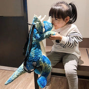 3D Dinosaur Kids Backpack – Cute Plush Cartoon Bag for Boys & Girls image 2