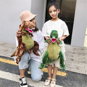 3D Dinosaur Kids Backpack – Cute Plush Cartoon Bag for Boys & Girls image 3