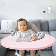 Bib Tray Baby Eat Dirty Mat Baby Eat Water-Proof Bib image 1