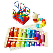 Boy Girl Baby Educational Musical Instrument Toy 1-2-3 Years Old Eight-tone Xylophone image 2