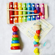 Boy Girl Baby Educational Musical Instrument Toy 1-2-3 Years Old Eight-tone Xylophone image 6