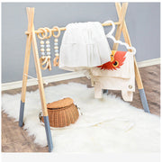 Wooden Baby Infant Fitness Frame Decorative Toys image 2