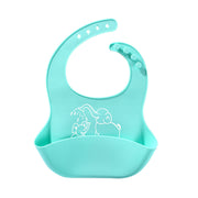 Baby food Bib baby meal silicone saliva bag image 7