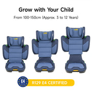 Jovikids Rober Foldable High Back Booster - Blue image 3