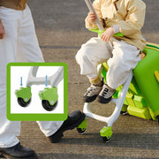 Jovikids 3 in 1 Children's Ride On Suitcase - Green image 5
