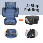 Jovikids Rober Foldable High Back Booster - Blue image 4