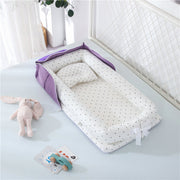 Cotton Portable Baby Crib Newborn Foldable image 2
